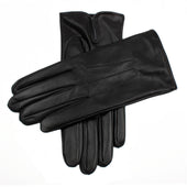Men S Heritage Three Point Silk Lined Leather Gloves