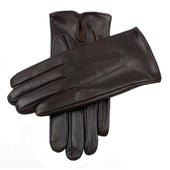 Men S Heritage Three Point Silk Lined Leather Gloves