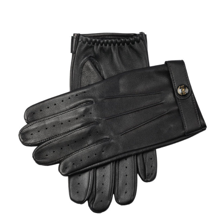 Men S Heritage Touchscreen Three Point Leather Driving Gloves