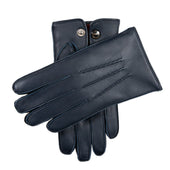 Men S Heritage Touchscreen Three Point Fur Lined Leather Gloves