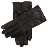 Men's Heritage Handsewn Three-Point Cashmere-Lined Leather Gloves
