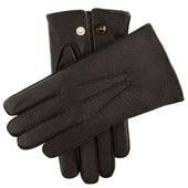 Men S Heritage Three Point Fur Lined Deerskin Leather Gloves