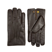 Men S Heritage Three Point Fur Lined Leather Gloves
