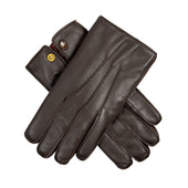 Men S Heritage Three Point Fur Lined Leather Gloves