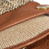Men S Heritage Cashmere Lined Harris Tweed And Deerskin Leather Gloves
