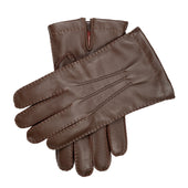Men S Heritage Touchscreen Handsewn Three Point Cashmere Lined Leather Gloves