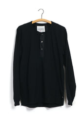 JONAS 150-15-2 | Long Sleeved Henley | Black