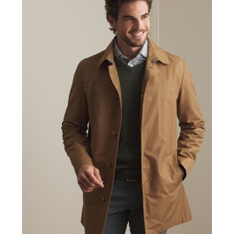 Mountcharles Travel Mac in Tan | Men's Coats | Magee 1866