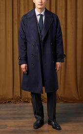 Double Breasted Belted Overcoat Final Sale