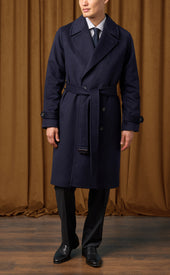 Double Breasted Belted Overcoat Final Sale
