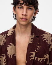 Mocha Ember Longo Robe