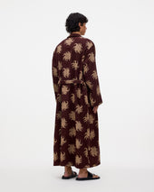 Mocha Ember Longo Robe