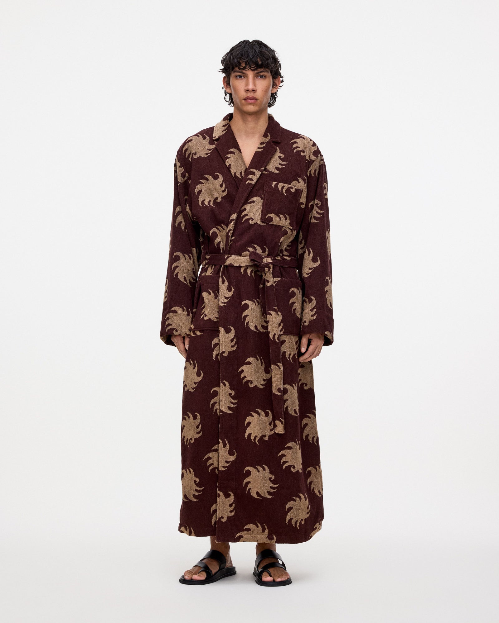 Mocha Ember Longo Robe