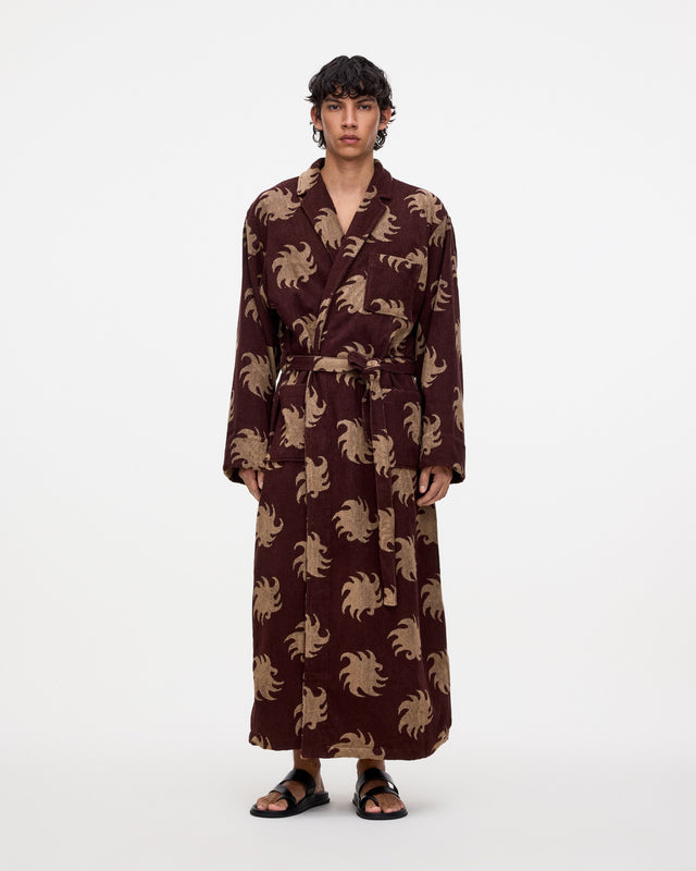 Mocha Ember Longo Robe