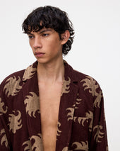 Mocha Ember Longo Robe