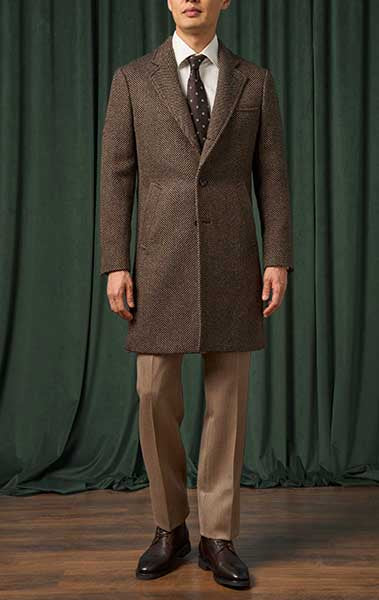 Herringbone Overcoat Final Sale