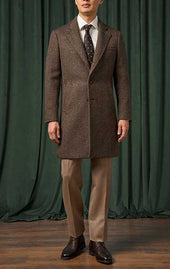 Herringbone Overcoat Final Sale