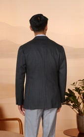 Medium Grey Hopsack Moro Sportcoat