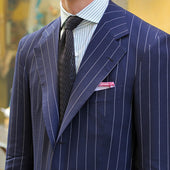 Zigzag Silk Knit Tie