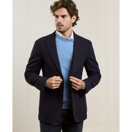 Balwin Donegal Tweed Blazer in Navy | Men's Tweed Blazers | Magee 1866