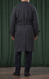Double Breasted Belted Overcoat Final Sale