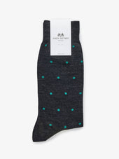 Grey & Green Socks