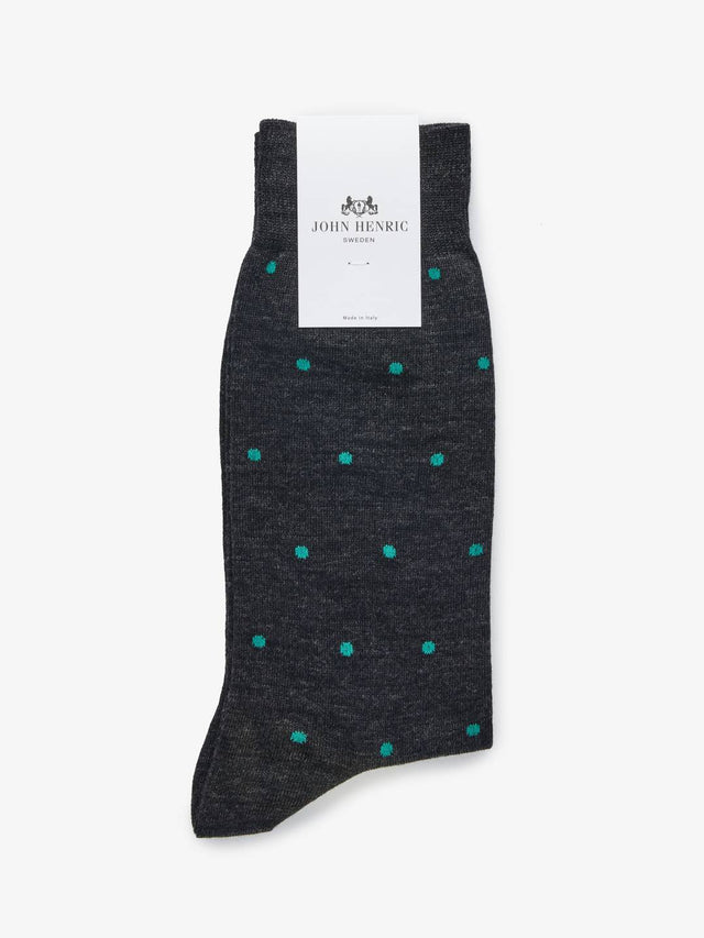Grey & Green Socks