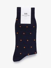 Blue & Orange Socks