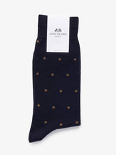 Blue & Brown Socks