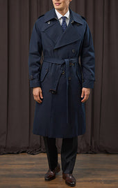 Dark Navy Trench Coat
