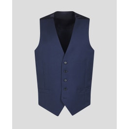 Glyde Suit Waistcoat in Navy Check Magee 1866
