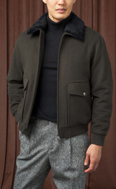 Dark Green G1 Flight Jacket Final Sale