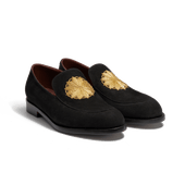 Embroidered Loafer J.M. Weston x Opéra de Paris [Men Black suede goatskin]