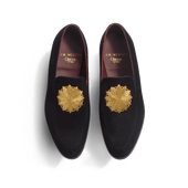 Embroidered Loafer J.M. Weston x Opéra de Paris [Men Black suede goatskin]