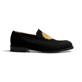 Embroidered Loafer J.M. Weston x Opéra de Paris [Men Black suede goatskin]