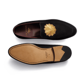 Embroidered Loafer J.M. Weston x Opéra de Paris [Men Black suede goatskin]