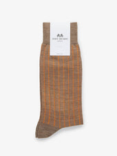 Brown & Orange Socks