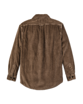 6-wale Corduroy Shirt - Brown