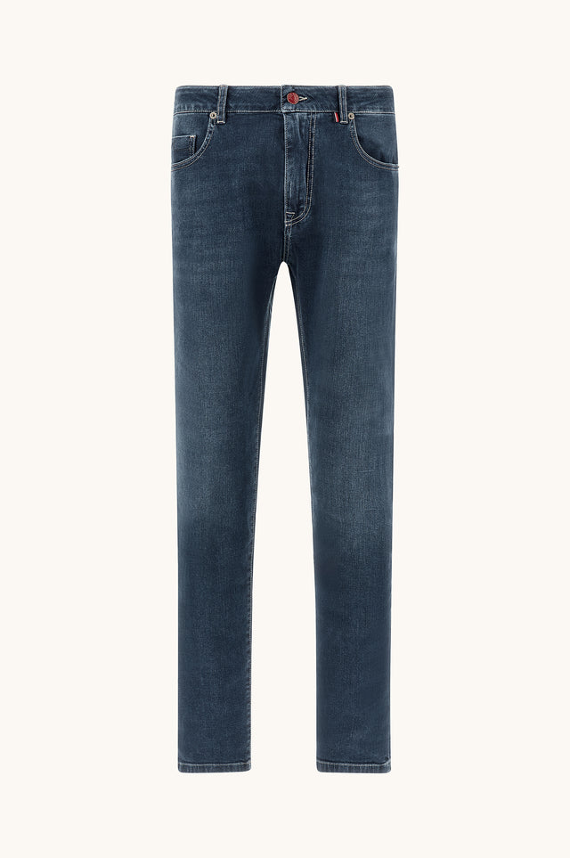 Red Rivet jeans in Giza cotton