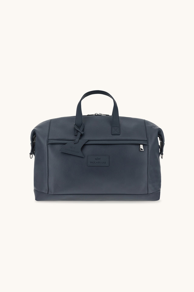 Tumbled leather holdall