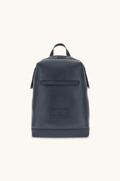 Tumbled leather backpack