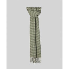 Houndstooth Scarf in Green Scarves