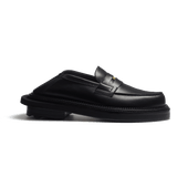 Loafer J.M. Weston x sacai [Black soft calf leather]