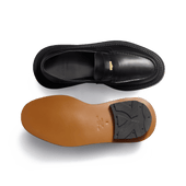 Loafer J.M. Weston x sacai [Black soft calf leather]