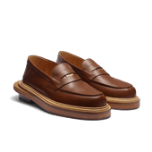 Mule Loafer J.M. Weston x sacai [Tan soft calf leather]