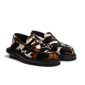 Mule Loafer J.M. Weston x sacai [Hairy calfskin with cow pattern]