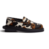 Mule Loafer J.M. Weston x sacai [Hairy calfskin with cow pattern]