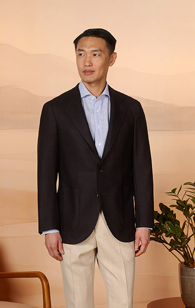 Brown Check Moro Sportcoat