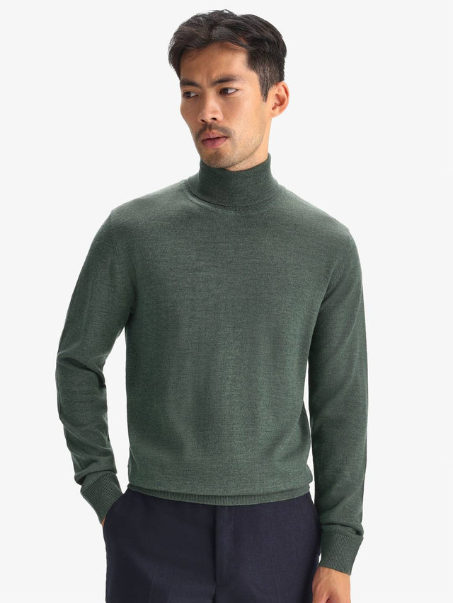 Green Turtleneck