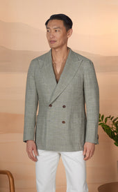 Green Check Moro Double Breasted Sportcoat